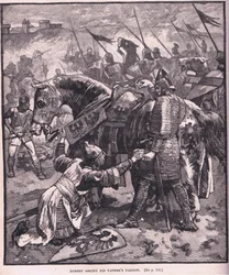 Robert bittet seinen Vater um Vergebung, 1087 n. Chr.